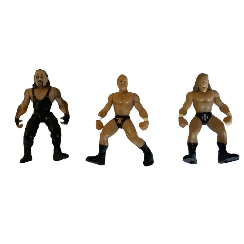 WWE Mini Action Figures Mr. Kennedy The Undertaker Jakks Micro Aggression Wrestl